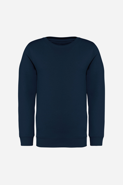 Sweat-shirt écoresponsable à col rond enfant