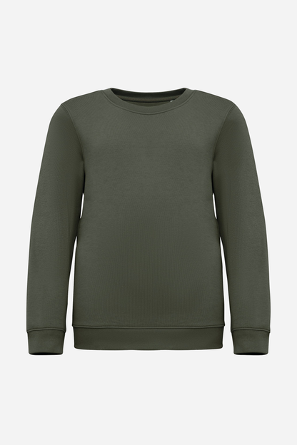 Sweat-shirt écoresponsable à col rond enfant
