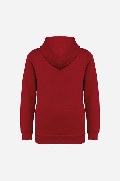 Sweat-shirt écoresponsable zippé à capuche enfant