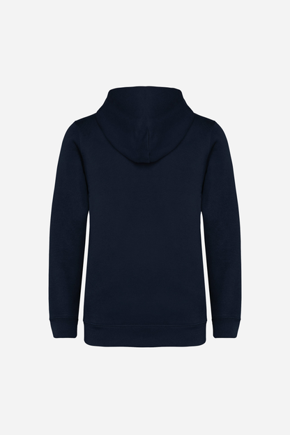 Sweat-shirt écoresponsable zippé à capuche enfant