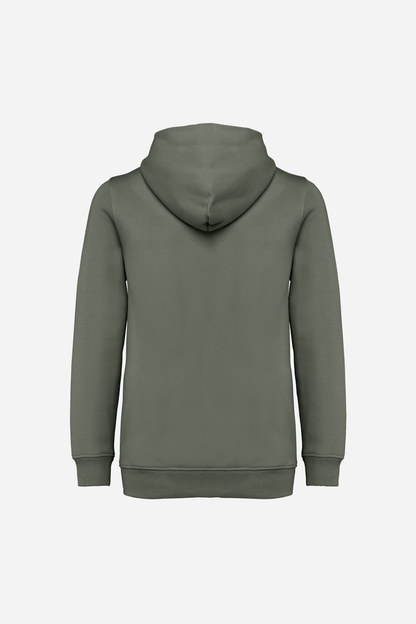 Sweat-shirt écoresponsable zippé à capuche enfant