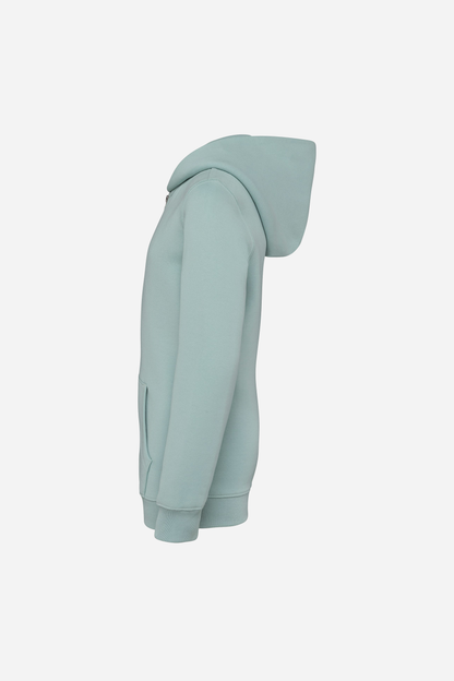Sweat-shirt écoresponsable zippé à capuche enfant