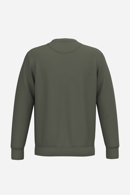 Sweat-shirt écoresponsable à col rond unisexe personnalisable