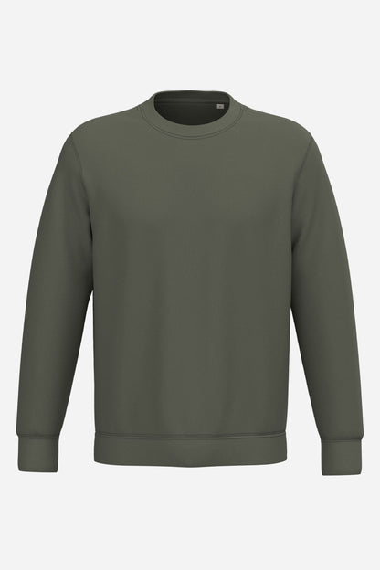 Sweat-shirt écoresponsable à col rond unisexe personnalisable