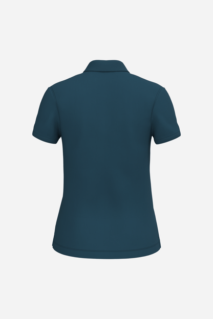 Polo écoresponsable maille piquée Femme personnalisable