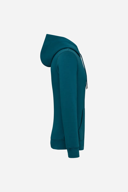 Sweat-shirt écoresponsable zippé à capuche unisexe personnalisable