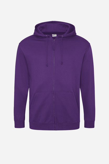 Sweat-shirt zippé à capuche unisexe personnalisable