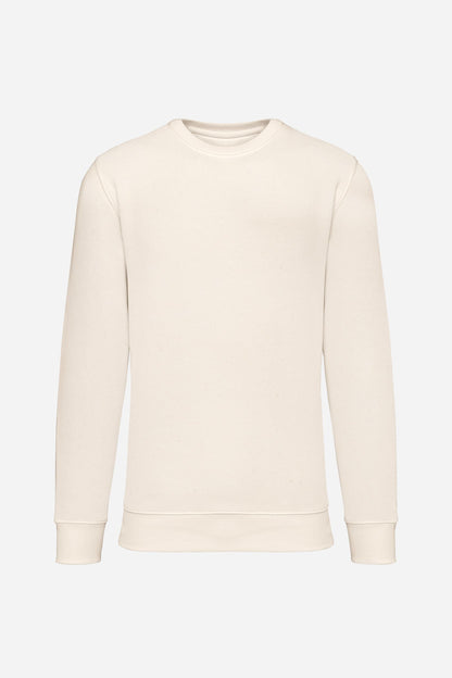 Sweat-shirt écoresponsable à col rond unisexe personnalisable