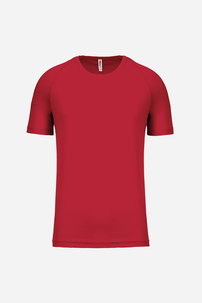 T-shirt de sport manches courtes Homme personnalisable