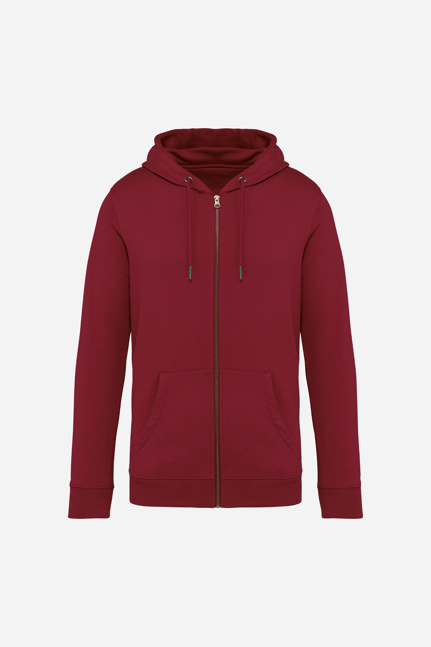 Sweat-shirt écoresponsable zippé à capuche unisexe