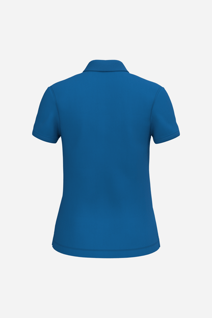 Polo écoresponsable maille piquée Femme personnalisable