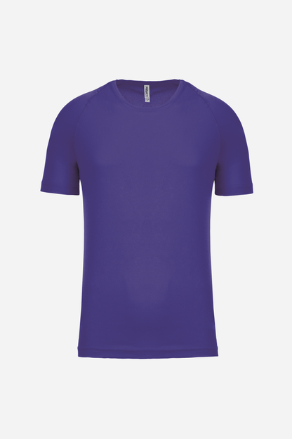 T-shirt de sport manches courtes Homme personnalisable