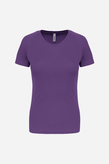 T-shirt de sport manches courtes Femme personnalisable