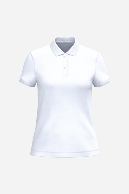 Polo écoresponsable maille piquée Femme personnalisable
