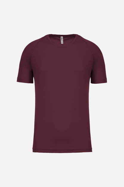 T-shirt de sport manches courtes Homme personnalisable
