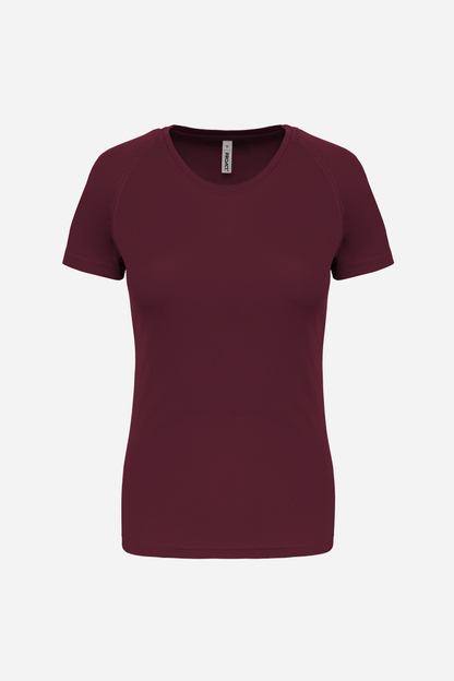 T-shirt de sport manches courtes Femme personnalisable
