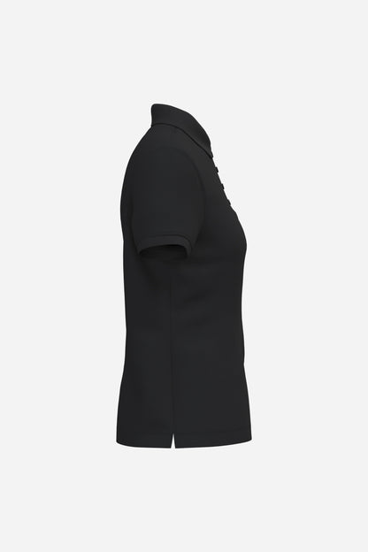 Polo piqué classique manches courtes femme