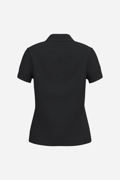 Polo piqué classique manches courtes femme