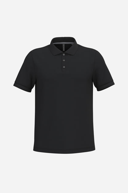 Polo piqué premium manches courtes homme