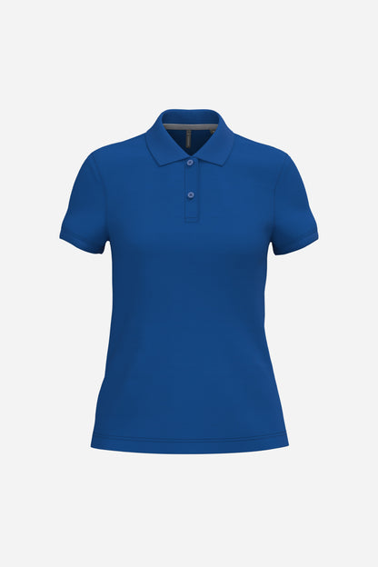 Polo premium manches courtes femme