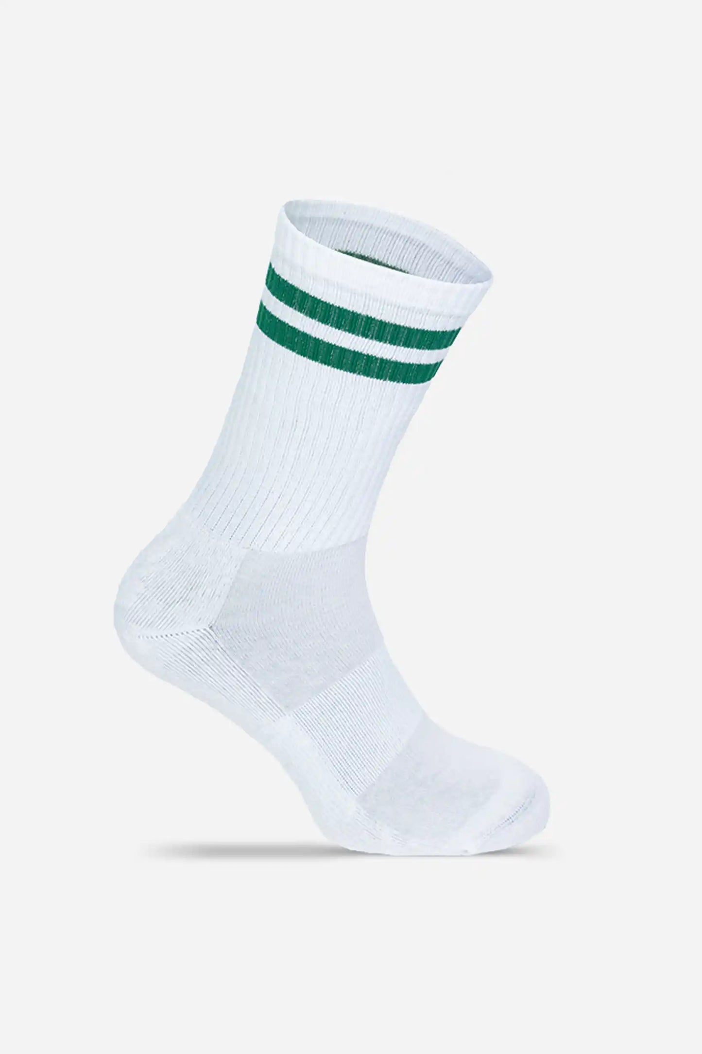 Chaussettes s Pure green / white personnalisable | Antistatik