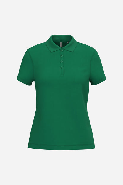 Polo piqué classique manches courtes femme