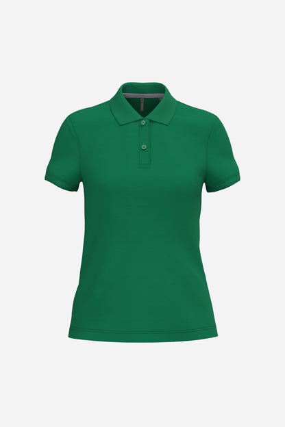 Polo premium manches courtes femme