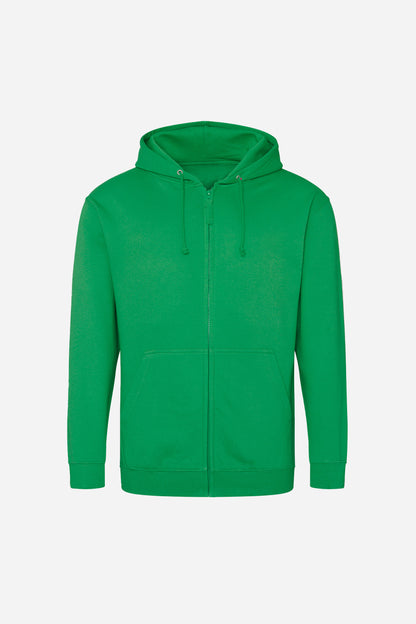 Sweat-shirt zippé à capuche unisexe