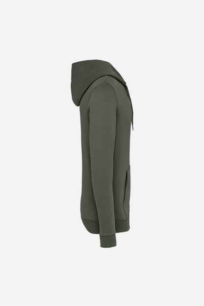 Sweat-shirt écoresponsable zippé à capuche unisexe