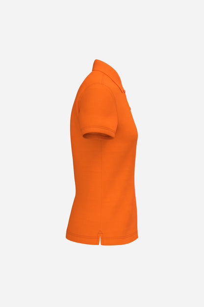Polo premium manches courtes femme