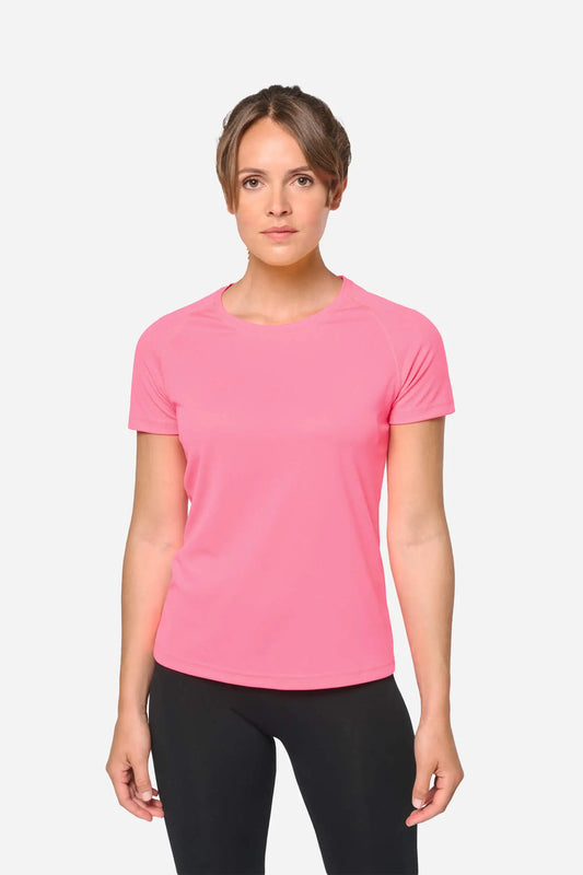 T-shirt de sport manches courtes Femme personnalisable