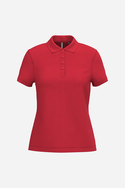 Polo piqué classique manches courtes femme