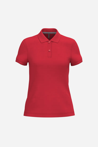 Polo premium manches courtes femme