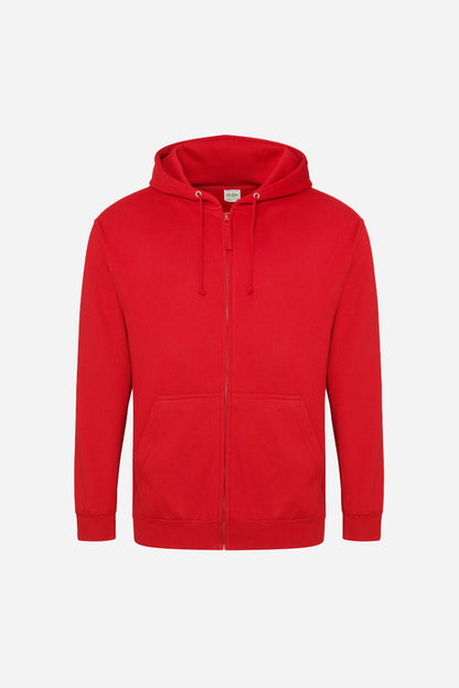 Sweat-shirt zippé à capuche unisexe