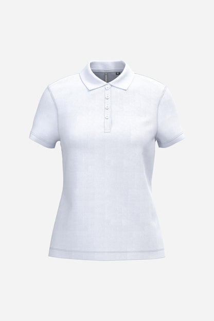 Polo piqué classique manches courtes femme