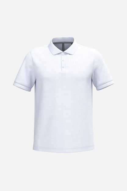 Polo piqué premium manches courtes homme