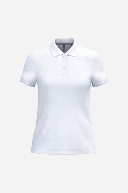 Polo premium manches courtes femme
