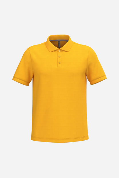 Polo piqué premium manches courtes homme
