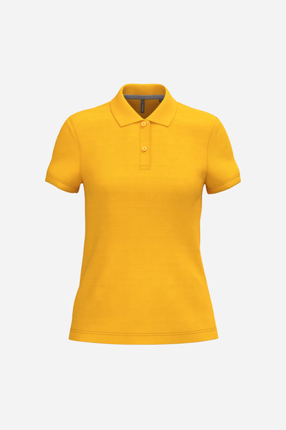 Polo premium manches courtes femme