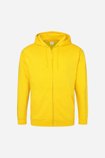 Sweat-shirt zippé à capuche unisexe